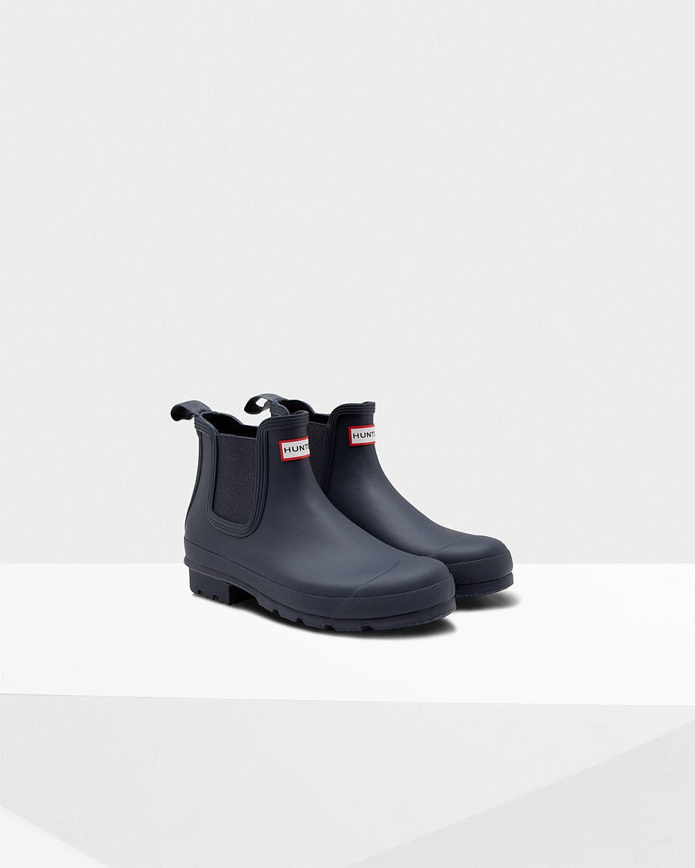 Chelsea Boots Heren - Hunter Original - Donker Blauw - 02LJOPZSX